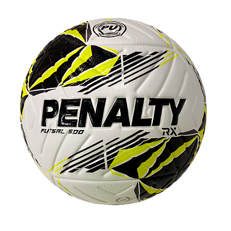 Bola Futsal Penalty RX 500 XXVI - Branca e Amarela