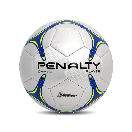 Bola de Futebol Campo Player XXI PENALTY - Bco/Azul/Am