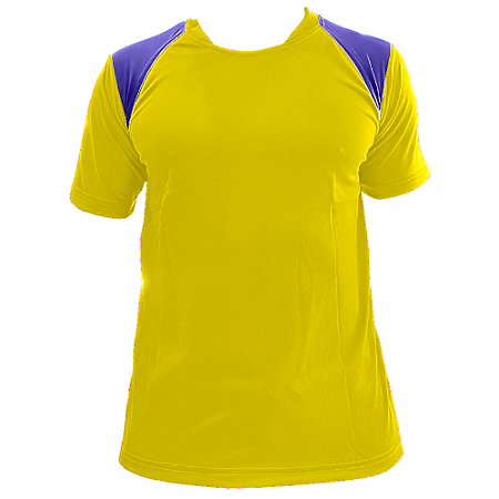 Jogo de Camisa AX Esportes Amarelo com Royal 14+1 Numeradas