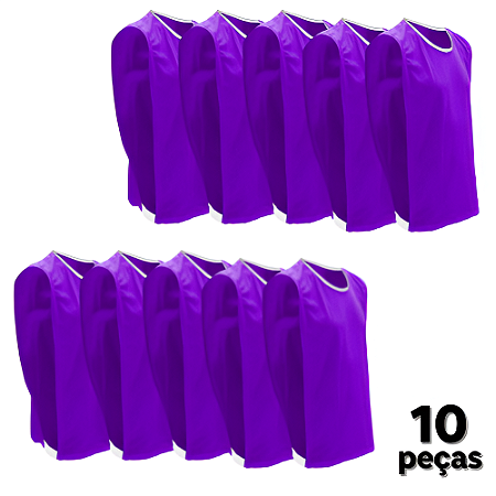 Coletes INFANTIL Esportivo AX - ROXO - PACK COM 10