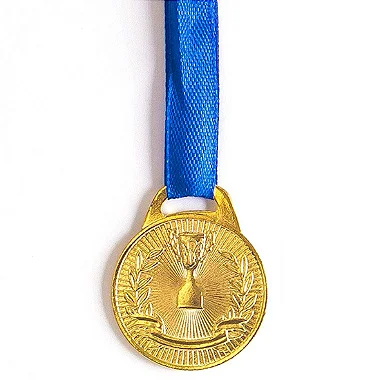 Medalha AX Esportes 30mm Honra ao Mérito Dourada YWA 467/465 - EXCLUSIVIDADE