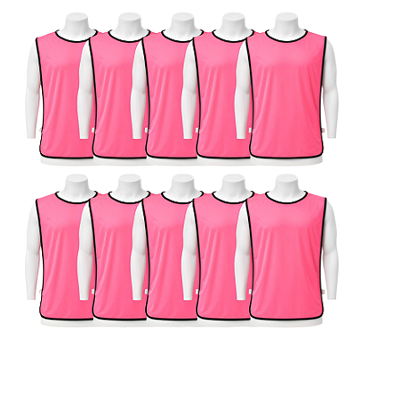 Coletes Adulto AX Esportes - Rosa Cítrico - PACK COM 10