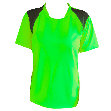 Jogo de Camisa AX Esportes Limão com Preto - 14+1 Numeradas