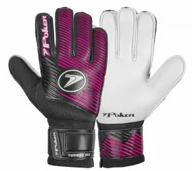 Luva Goleiro ADULTO Poker Training Neo - Preto/Rosa 01095