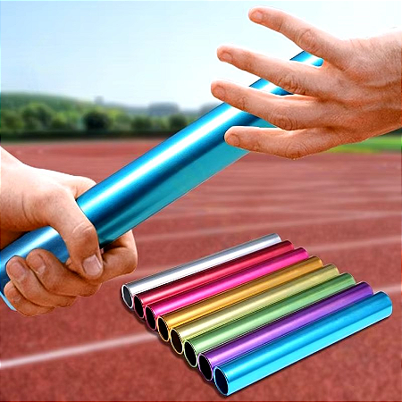 Bastão de Revezamento AX 30cm Aluminio Atletismo 594 - EXCLUSIVIDADE