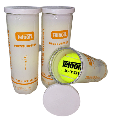 Bola Tênis ITF Pro Tubo c/3 Teloon OA500 - PACK COM 3