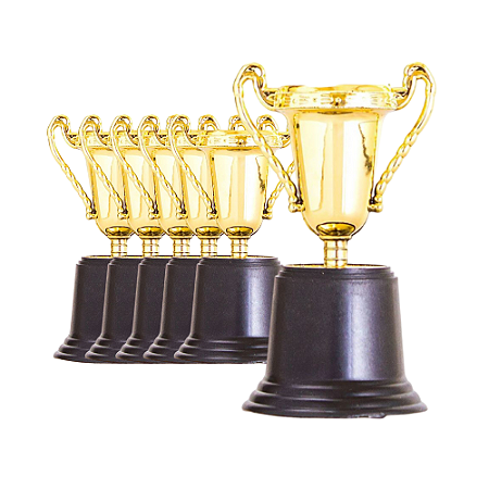 Troféu Mini Taça AX Esportes 13cm - FA 483 - PACK COM 10