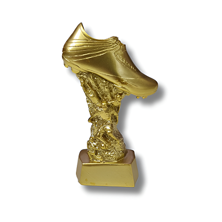 Troféu Chuteira Mini 12cm Maciço AX 561 - EXCLUSIVIDADE