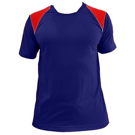 Jogo de Camisa AX Esportes Royal com Vermelho - 10+1 Numeradas Onda Pop