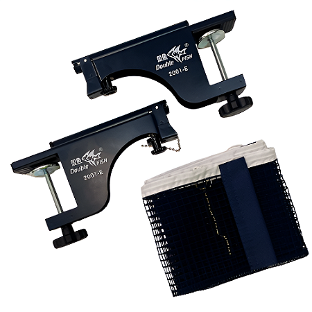 Suporte Tênis de Mesa com Rede Double Fish PRO Mod. Rosca 725 - DF-2001E
