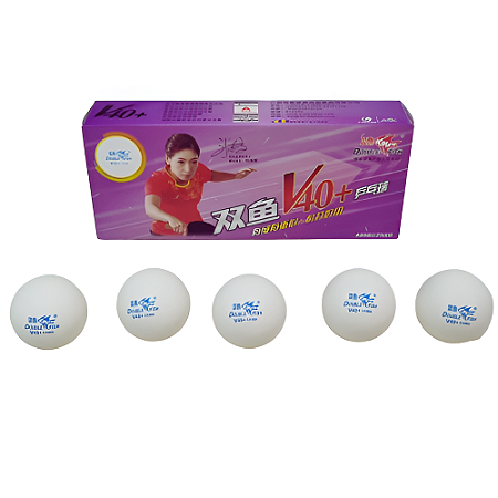 Bola Tênis de Mesa V40+ com 10 pçs Double Fish - 711