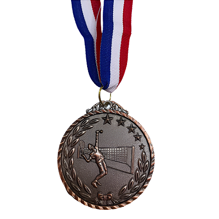 Medalha TENIS Bronze  AX 65mm YWA 470  - EXCLUSIVIDADE