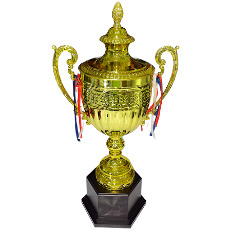 Taça Troféu Mega Grande Dourada 83cm AX - 854