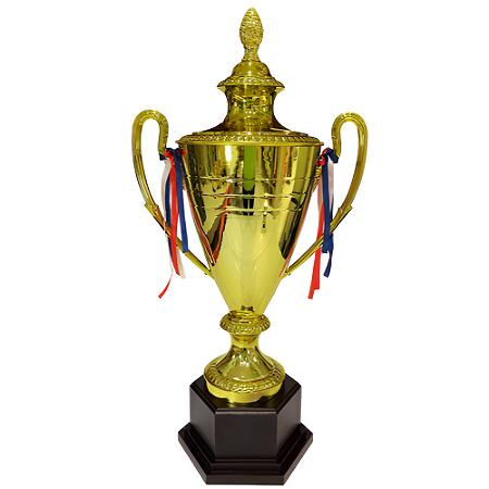 Taça Troféu Diamante Dourada Grande 77cm AX - 855
