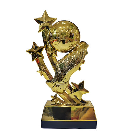Troféu Chuteira Estrela Pequeno 18cm - 858