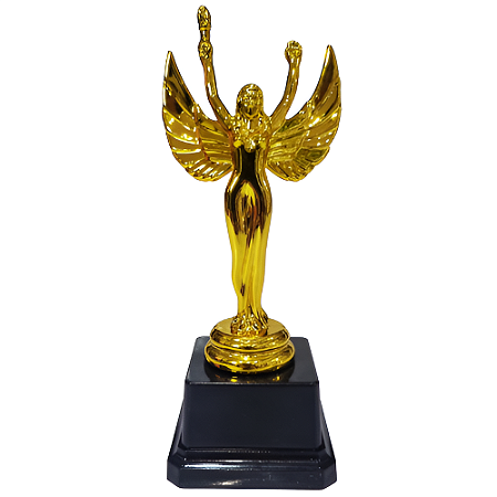 Troféu de Honra ao Merito, Vitória 18cm Base 3º Quadrada AX - 835