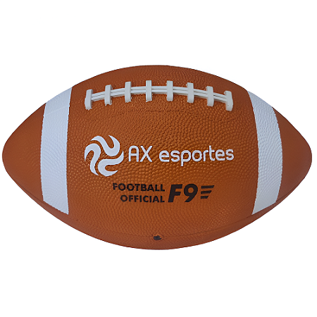 Bola Futebol Americano Marrom Adulto Oficial Tam 9 AX - 708