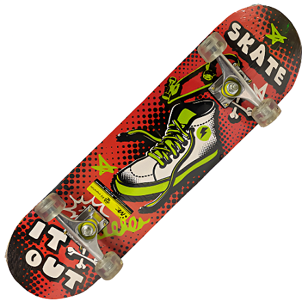Skate Street Completo Truck em Alumínio AX Esportes - Tenis DM