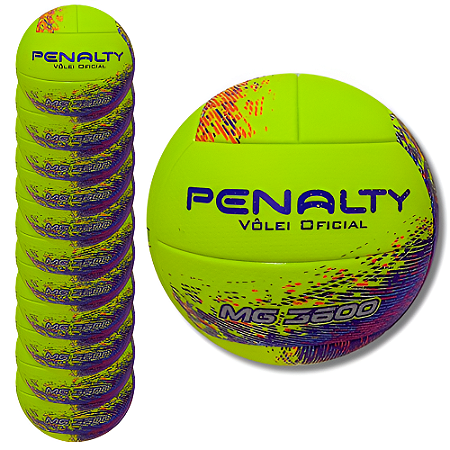 Bola Vôlei Penalty MG 3600 XXI - PACK COM 12 PEÇAS