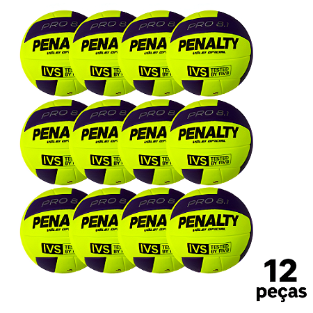 Bola Vôlei 8.1 Pro Penalty XXVI - PACK COM 12 PEÇAS