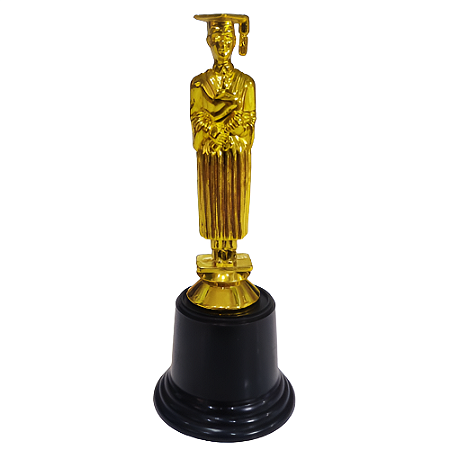 Troféu de Formando/Formatura Masculino 17cm Base REDONDA AX - 823