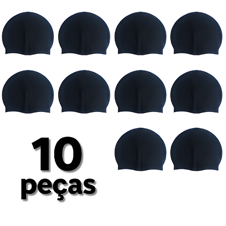 Touca Natação AX Silicone Adulto Macia PROMO 862 - PACK COM 10