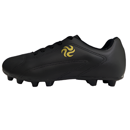 Chuteira Campo Preto AX Tam. 33 ao 41 - PRETO