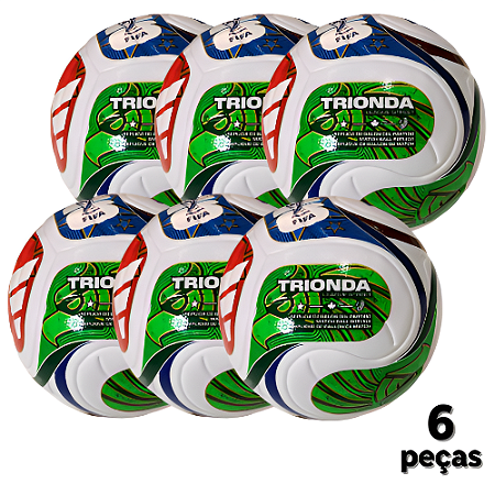 Bola Adidas SOCIETY  LEAGUE STREET Trionda WC - PACK COM 6 PEÇAS