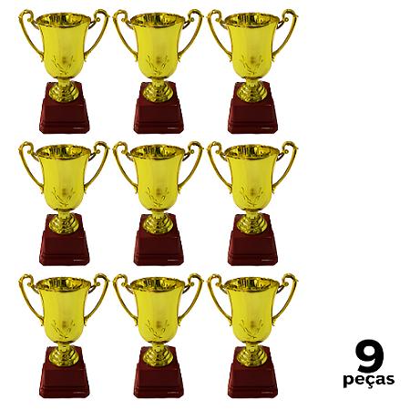 Taça AX Esportes YWA 509 P TAM 17cm - PACK COM 9