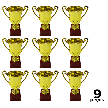 Taça AX Esportes YWA 508 M TAM 20cm - PACK COM 9