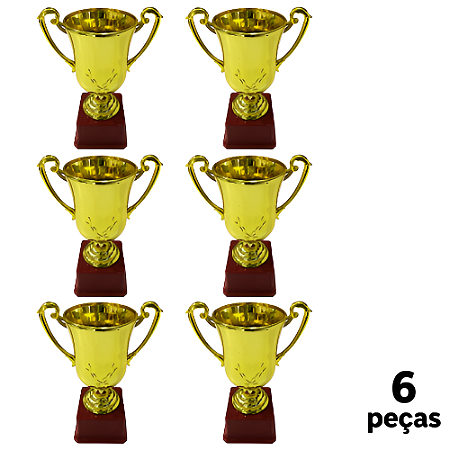 Taça AX Esportes YWA 508 M TAM 20cm - PACK COM 6