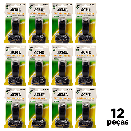 Apito Longo 3D com Cordão 115DB ACM A-527 AX - 747 - PACK COM 12