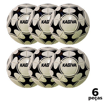 Bola Futebol CAMPO Kagiva Oficial Costurada PU AD. - PROMO - PACK COM 6
