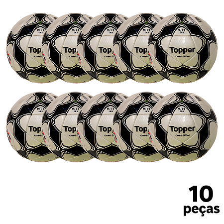 Bola Futebol CAMPO Topper Slick 22 Costurada PU AD. - PROMO - PACK COM 10