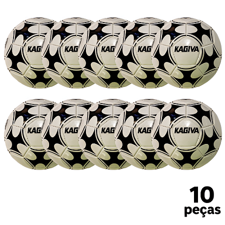 Bola Futebol CAMPO Kagiva Oficial Costurada PU AD. - PROMO - PACK COM 10