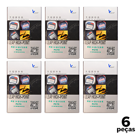 Cronômetro AX Digital Profissional com 30 Voltas - YW270 - PACK COM 6