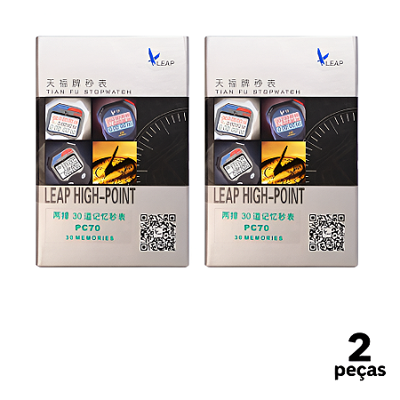 Cronômetro AX Digital Profissional com 30 Voltas - YW270 - PACK COM 2