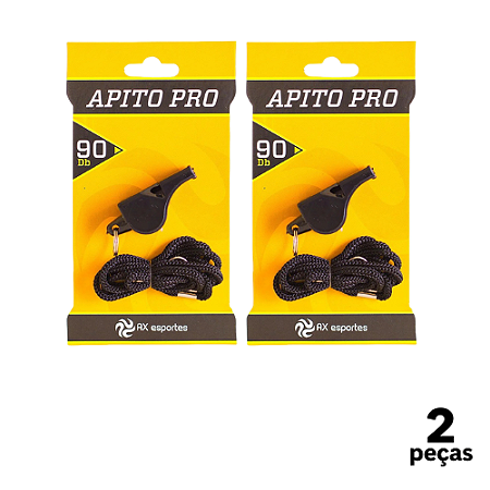 Apito Profissional AX Esportes Potente com 90 Db PROMO - FA 498  - PACK COM 2
