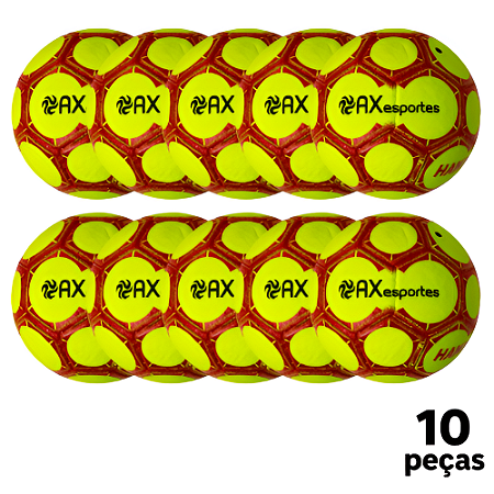 Bola Handebol H3L STAR Oficial Masculina AX PU Ultra Grip Miolo Substituivel  AM/VM - PACK COM 10