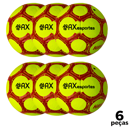 Bola Handebol H3L STAR Oficial Masculina AX PU Ultra Grip Miolo Substituivel  AM/VM - PACK COM 6