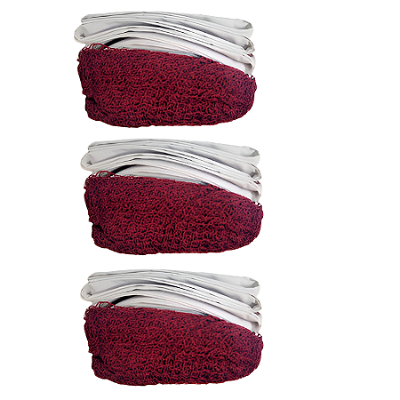 Rede de Badminton AX c/ Bolsa e Cabo de aço PROMO- 741 - PACK COM 3