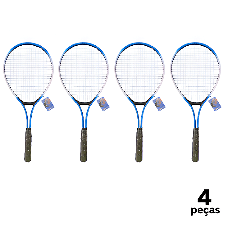 Raquete Tênis Campo AD/JUV 1 Raquetes Ferro AX CY com Bolsa (Unid.)  T27 - 27689 - PACK COM 4