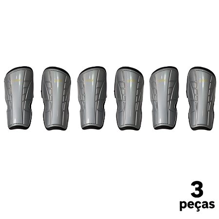 Caneleira Juvenil Cinza CIMA com Elástico - 798 - PACK COM 3