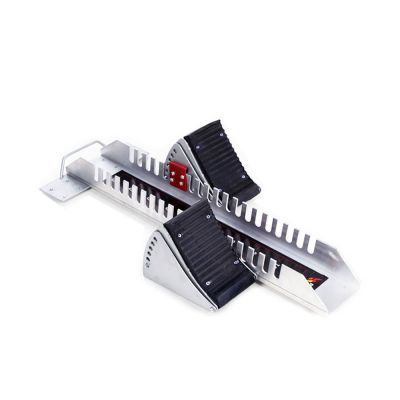 Bloco de partida de alumínio e aço com ajustes de distância e inclinação