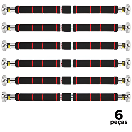 Barra para Porta Tradicional AX Reg 60-100cm  654 - PACK COM 6