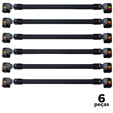 Barra para Porta TOP AX Reg 60-100cm 655 - PACK COM 6