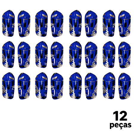 Caneleira Infantil Azul Super Fina AX - 800 - PACK COM 12