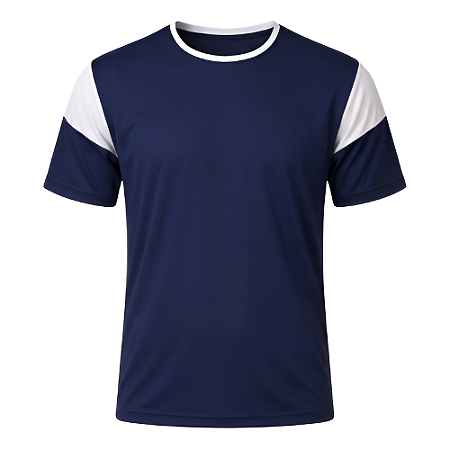 Jogo de Camisa AX Esportes Marinho com Branco - 10+1 Numeradas