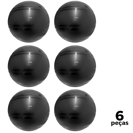 Bola Fitball 55cm Com Bomba AX  PROMO - 476 - PACK COM 6