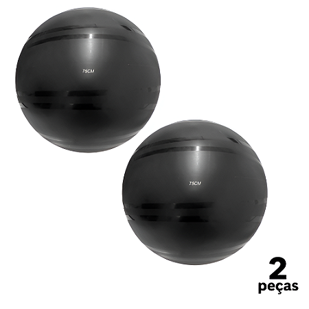 Bola Fitball 75cm Com Bomba AX PROMO - 478 - PACK COM 2